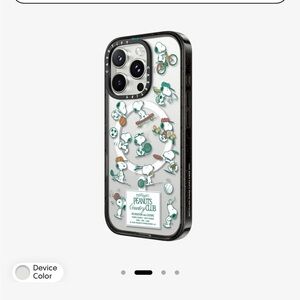 Casetify Peanuts Snoopy iPhone 16 Pro Max Case - Black and Green